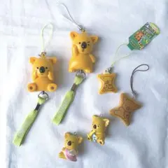 コアラのマーチ　ストラップ、チャーム　6個セット