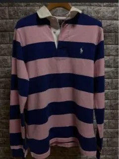 POLO RALPH LAUREN 長袖ラガーシャツ 太ボーダー 常田着用
