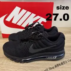 NIKE AIR MAX 2017 ナイキ エアマックス 黒 ブラック 27.0