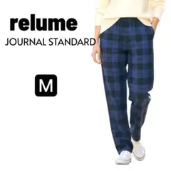 relume JOURNAL STANDARD チェック柄 テーパードパンツ