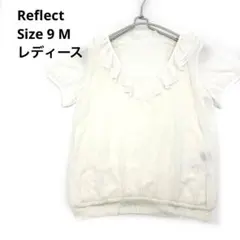 Reflect リフレクト フリルブラウス カットソー ホワイト 9 Mのサムネイル