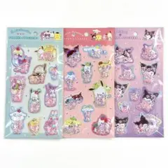 【正規品】サンリオ / シェイカーステッカーズ / 3種類セット