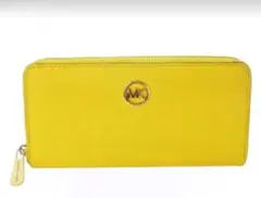 マイケルコース MICHAEL KORS ☆レザー長財布 ☆イエロー