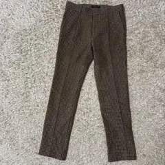 MISTERGENTLEMAN ミスタージェントルマン ウール 千鳥格子 パンツのサムネイル