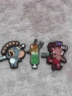 トムとジェリー ヘアクリップ3個セット