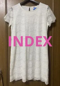 ★ホワイトレースドレス★インデックス★Mサイズ