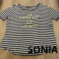 SONIA RYKIEL colechion ボーダーカットソー40のサムネイル