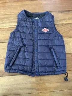 DANTON ネイビー ダウンベスト Sサイズ