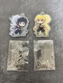 一番くじ 鬼滅の刃 上弦の参 G賞 きゅんキャラアクリルチャーム ２点セット