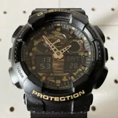 CASIO G-SHOCKデジアナGA-100CF文字盤迷彩柄 現状品 - メルカリ