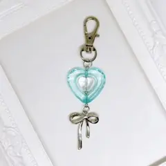 ビーズキーホルダー　ビーズチャーム