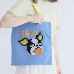 THE★JOJO WORLD ブラシ刺しゅうトートバッグ（イギー）