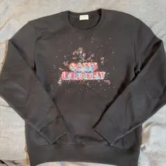 極美品】SAINT LAURENT サンローラン スパンコールロゴスウェット 