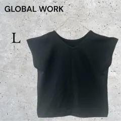 グローバルワーク C-fine VネックTシャツ チュニック クールファイン