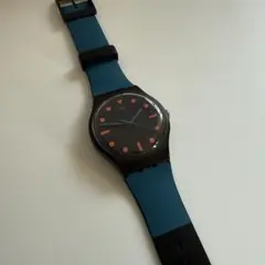 Swatch スウォッチ 腕時計 ブラック ブルー