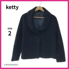 Ketty ケティ ジャケット アウター 長袖 カジュアル ダークブルー 2