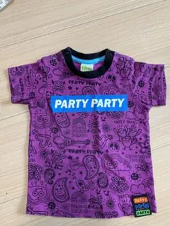ベビー　男の子　70 夏　半袖　紫　tシャツ　パーティパーティ　キッズ