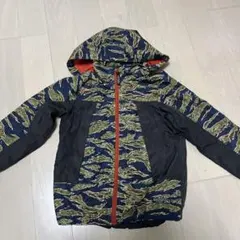 BREEZE 迷彩柄 フード付きジャケット 130