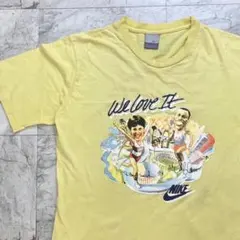 う*め様 ナイキ　Tシャツ　メンズ　XS 半袖　プリントロゴ　イエロー