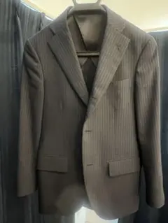 DIFFERENCE スーツ上下　ネイビーストライプ　※ネーム入ってます