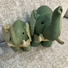 【2個セット】JIMThompsonジムトンプソン グリーン系 象 エレファントのサムネイル