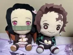 鬼滅の刃炭治郎、ねずこぬいぐるみリュックセット未使用美品