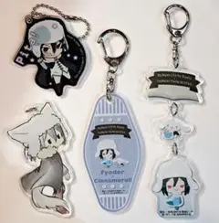文豪ストレイドッグス サンリオコラボ ドストエフスキー アクリルキーホルダー