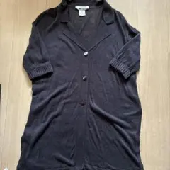 MaxMara 半袖 リネン カーディガン イタリア製SになってますがM〜のサムネイル