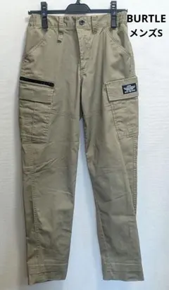 BURTLE　バートル　ベージュ ワークパンツ サイドポケット付き※裾上げ済