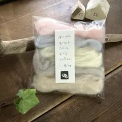 ハンドメイド 羊毛フェルト 小さな1ぐらむぱっく5g... ·͜·♡‬