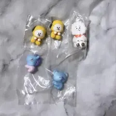 BT21 ハグコット RJ MANG KOYA CHIMMY ガチャ セット
