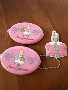 Sanrio マロンクリーム ミニポーチ いちごフレンズ チャームのサムネイル
