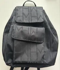 HANAE MORI BAGGAGE 黒 巾着リュック 小さめ 軽量 美品のサムネイル