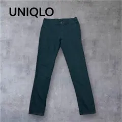 UNIQLO ウルトラストレッチレギンスパンツ ダークグリーン ウエストゴム L