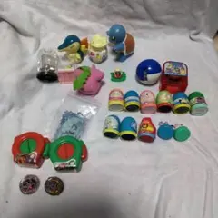 d*9様 ポケモン フィギュア メタル クリア 缶詰 消しゴム スタンプ