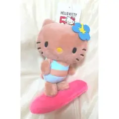 日焼けキティ ぬいぐるみ マスコット タグ付き ハローキティ アベイル
