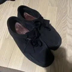 【CLARKS】クラークス ワラビー ブラックスエード25.5cmのサムネイル