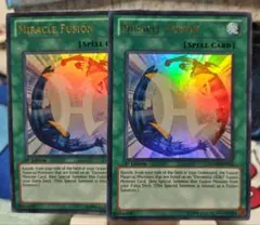 遊戯王　ミラクルフュージョン　レリーフ　1st 英語　英語版　3枚 遊戯王 ミラクルフュージョン レリーフ 1st 英語 英語版 3枚