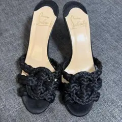 Christian Louboutin 編み込み サンダル ミュールのサムネイル