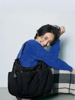 美品IEDITイディット　ミモレ　ショルダーバッグ黒エブリデイマイフィットバッグ