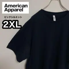 American Apparel 1301 Tシャツ 2XL 無地Tシャツのサムネイル