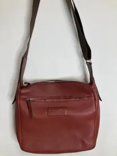 フェラガモ/ FERRAGAMO 赤 レザー ショルダーバッグのサムネイル