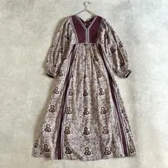 nioki ニウーキ 花柄ロングワンピース 通常丈 - メルカリ