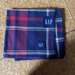GAP ハンカチ ネイビー チェック柄のサムネイル