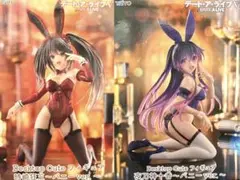 デートアライブⅤ Desktop Cute 時崎狂三 & 夜刀神十香 バニー