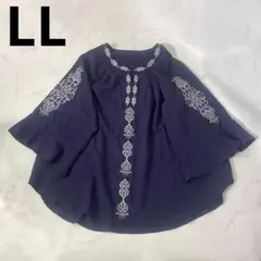 &LOVE 着るだけでhappy贅沢刺繍カフタンブラウスのサムネイル
