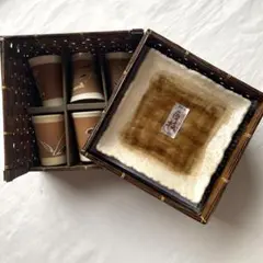 【未使用品】東美濃　窯里物語　釉遊工房　正角皿&フリーカップ　セット