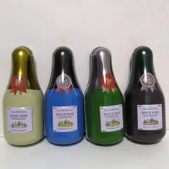 KALDI　白ワインチョコミニボトルティン　空き缶4色セット