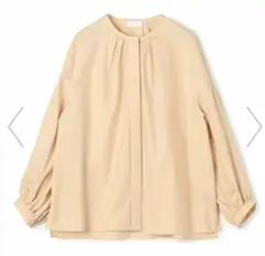 【最終価格】Ballsey　クリスタルコットン ブラウス　ベージュ　36