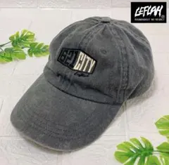【極美品】LEFLAH レフラー デニムキャップ 621CITY 刺繍 グレー